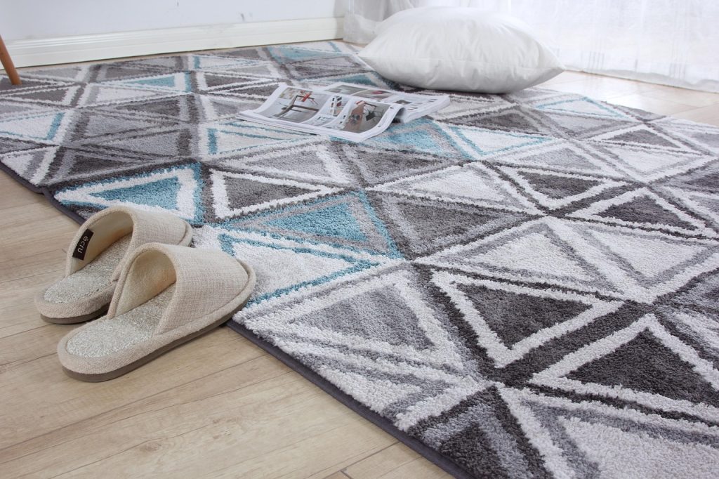 clean carpet or area rug