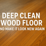 Deep clean wood floor before and after – shiny and glowing results