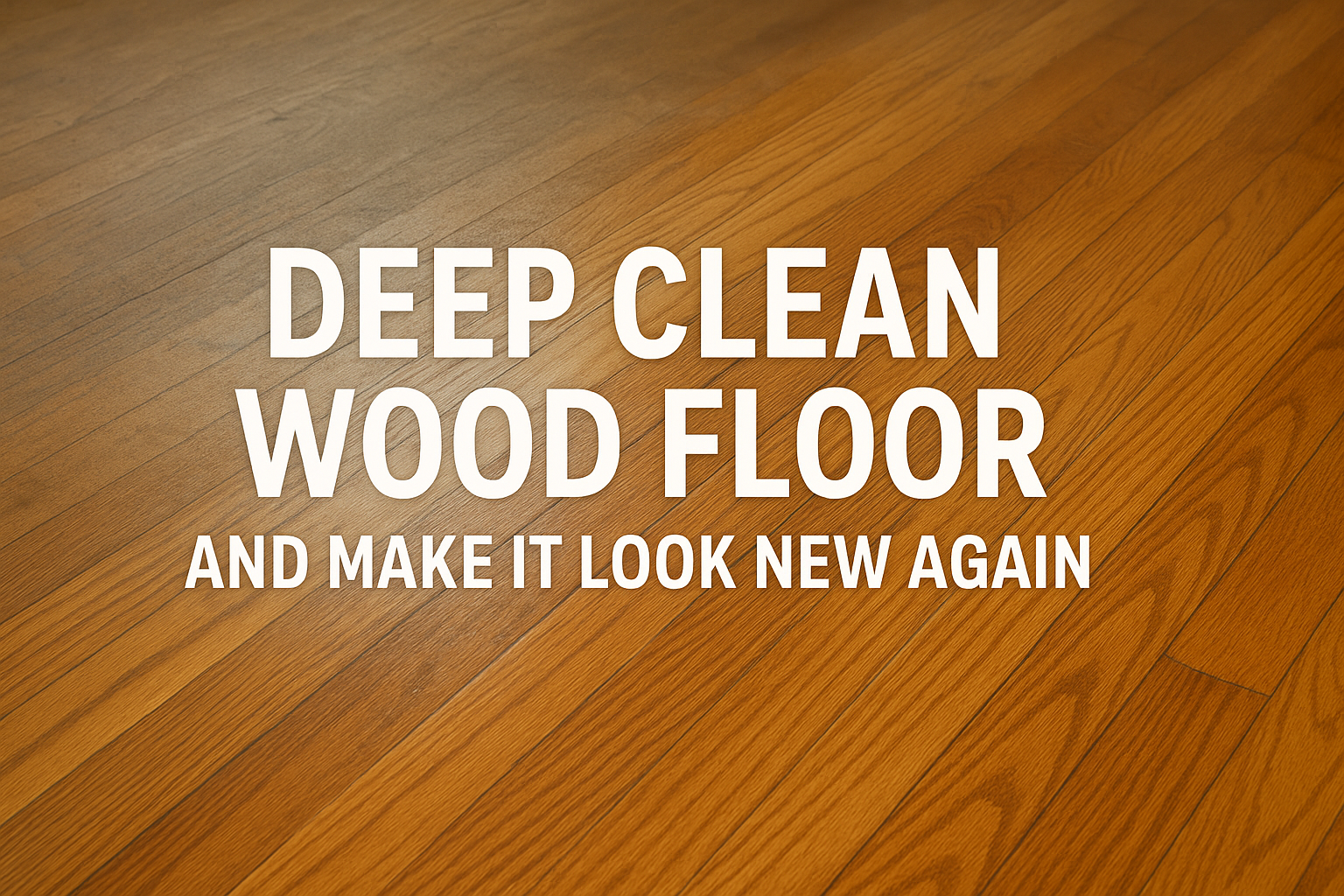 Deep Clean Wood Floor and Make It Look New Again