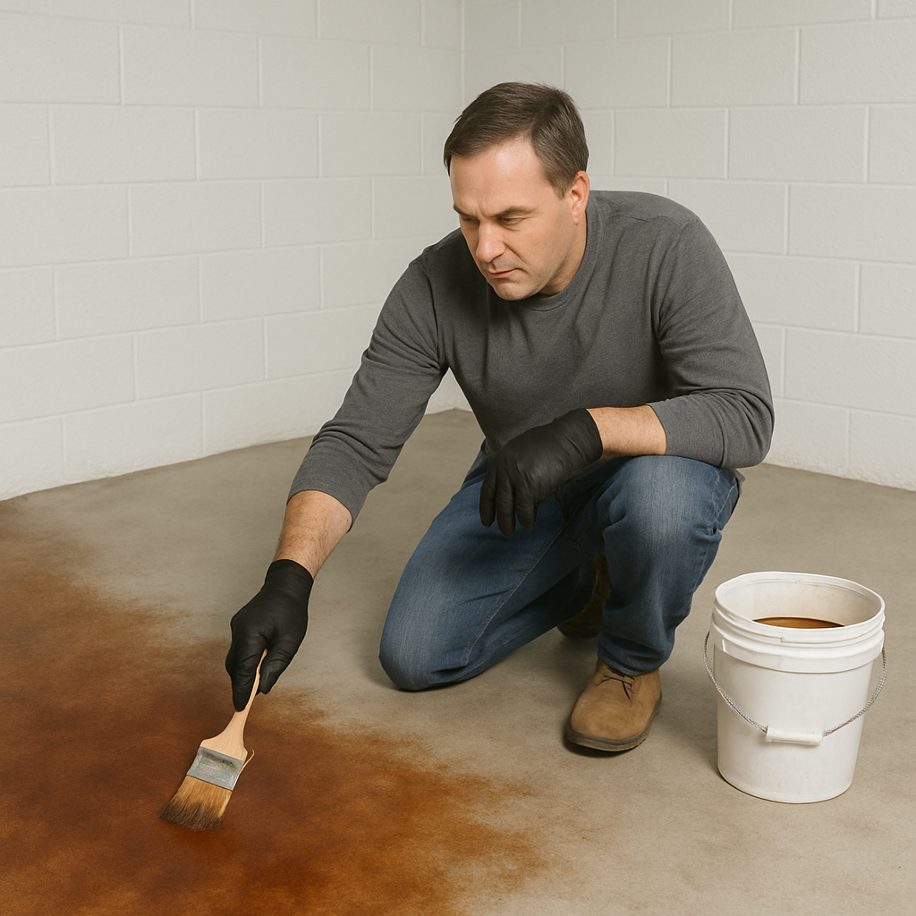 How to DIY Concrete Floor Stain Like a Pro