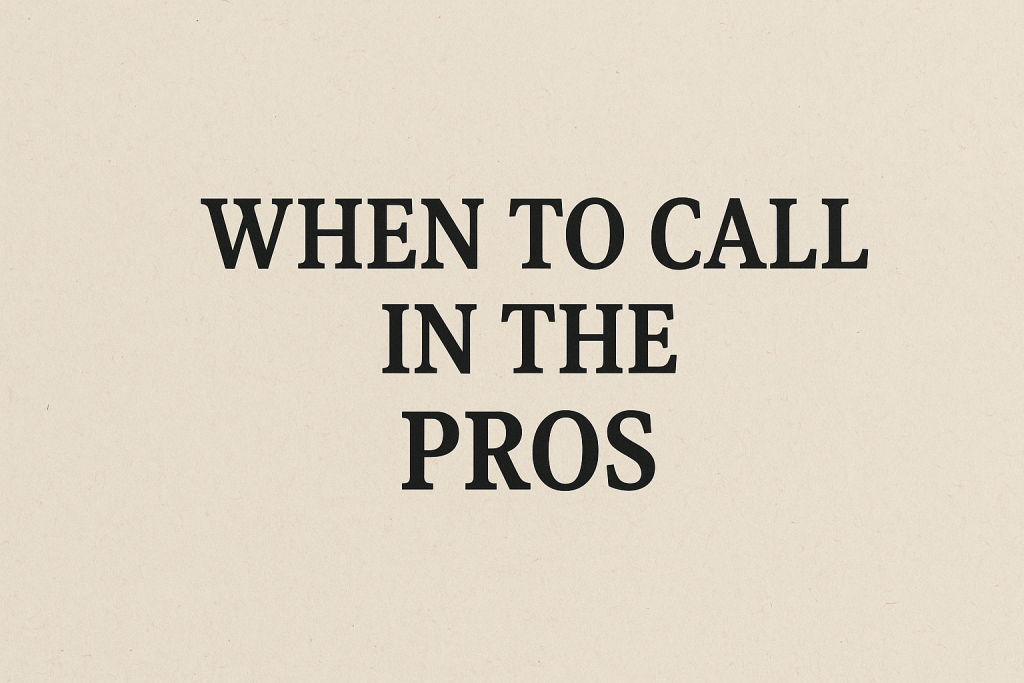 When to call in the pros to clean your hardwood floor