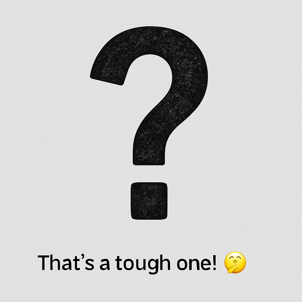 Large bold question mark on a textured background, symbolizing uncertainty or questions.
