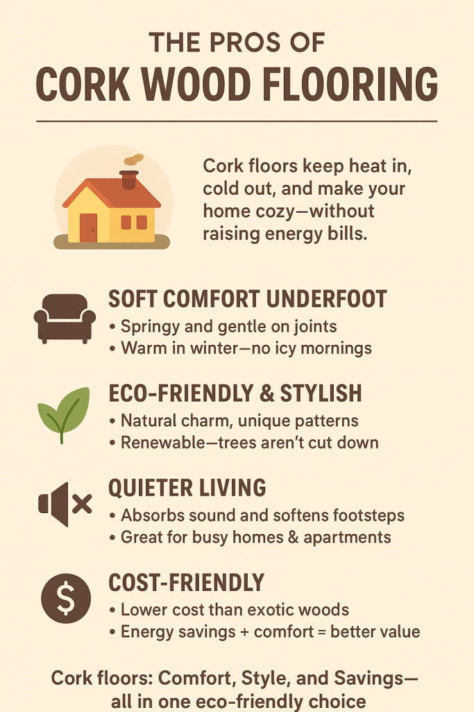 Cork wood flooring benefits