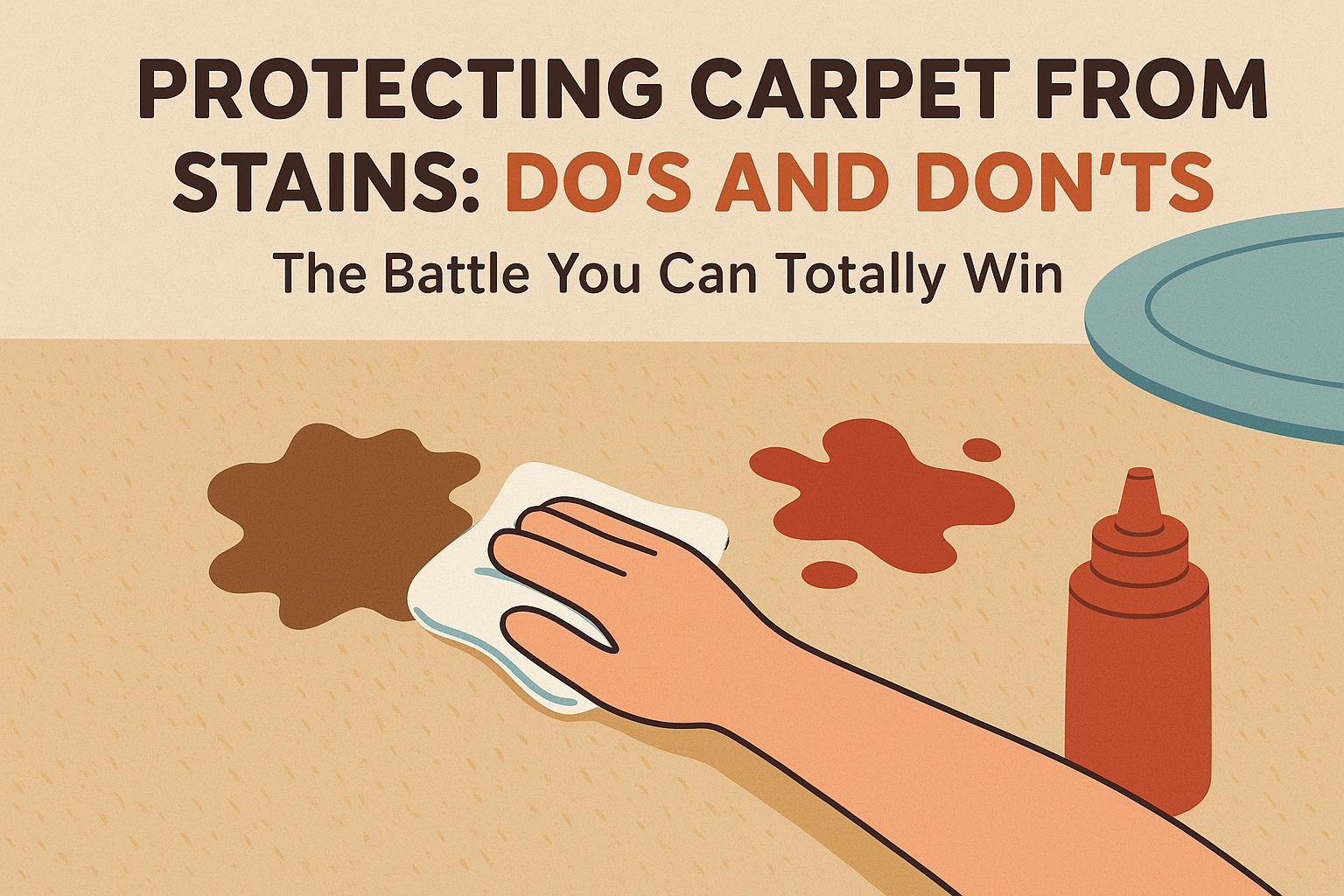 Protecting Carpet from Stains: The Battle You Can Totally Win