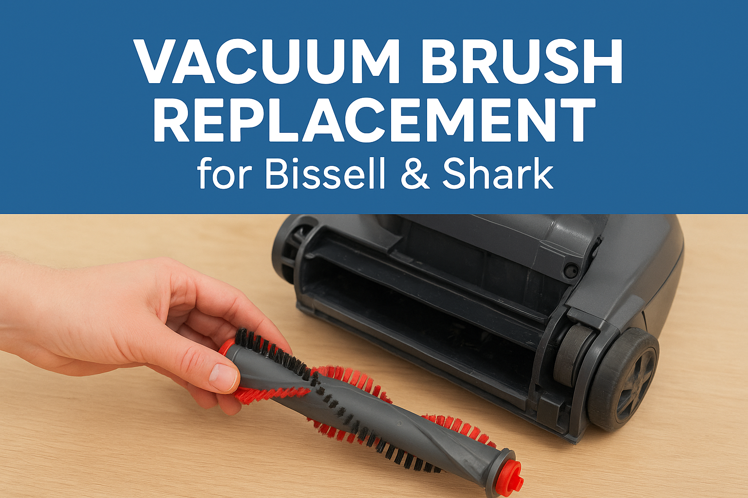 Vacuum Brush Replacement for Bissell & Shark: Quick Fix, Big Results