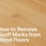 How to remove scuff marks from wood floors — minor scuff on wood floor.