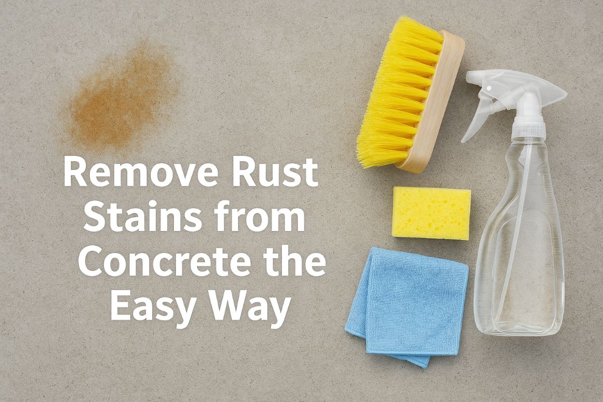 How to Remove Rust Stains from Concrete in 5 Easy Steps